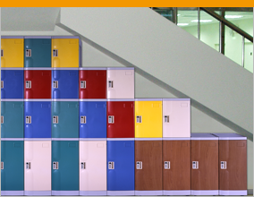Multi Tiered Different Size ABS Plastic Locker Combination - Product Image 2