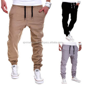 Pantalon de sport pour hommes, jogging en plein air, survêtement, jambe fine, à l'entrejambe, tendance - Product Image 1