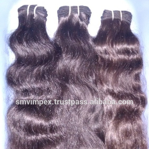 Extensión de cabello natural rizado natural Extensión de cabello rizado suelto de 26 ", cabello humano de templo Wafting., cabello más vendido Waft.Nuts Free Hair - Product Image 5