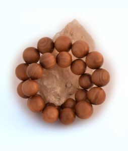 12mm religieux bois de santal perles en vrac doux parfum boisé écologique sud de l'inde - Product Image 1