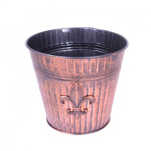 Florero de Metal para decoración del hogar, macetero antiguo para Navidad - Product Image 1