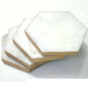 Sous-verres en marbre écologiques faits à la main, pour la maison, le thé, le café, les jus et autres boissons, accessoires de cuisine - Product Image 1