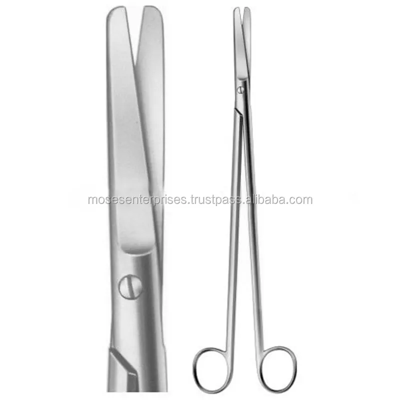 Custom OEM Medical Supplies Strong Metal High Quality CE Approved Rectal Scissors Surgical Room