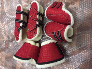 Nouvelles bottes en tissu pour chevaux, protection des tendons de la cheville, offrant protection, soutien et confort pour toutes les tailles de chevaux - Product Image 3