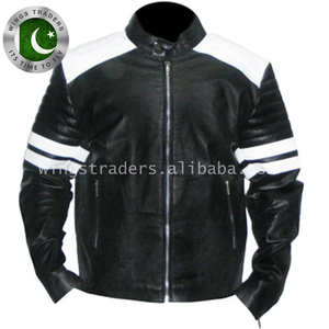 La mejor calidad precio de fábrica al por mayor de los hombres de moda chaqueta de cuero hecho en Pakistán - Product Image 1