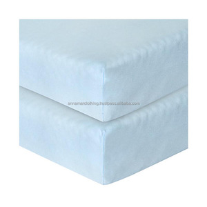 Your Brand Name Custom 100% Organic Cotton Fitted Baby Crib Sheets - Product Image 1