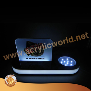 Comptoir de Table en acrylique à led, présentoir à vin avec base à led, présentoir à vin - Product Image 1