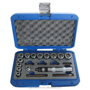 Juego de Llaves de Trinquete JACK WORTH JK0508 de 3/8 Pulgadas con Dados de 9-19 mm en Estuche (Metal) - Product Image 4