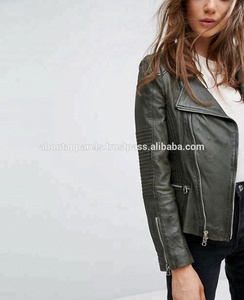 Nueva chaqueta de cuero de diseñador profesional para mujer, chaqueta de cuero de moto genuina transpirable para mujer a la moda - Product Image 3