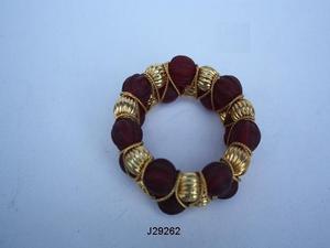 El servilletero hecho a mano con cuentas de vidrio puede estar en cualquier color, servilletero, vajilla para boda, fiesta, comedor, tela o anillo de papel - Product Image 3