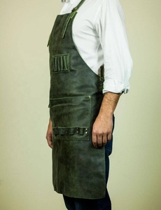 Nouveau En Cuir Travail Chef Fait Avec Véritable En Cuir Tablier Barman LTL-0005 - Product Image 2