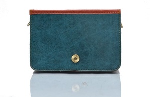 100% กระเป๋าหนังแท้สะพายข้างสำหรับผู้หญิง, กระเป๋าหนังแท้สะพายข้างใบเล็กพิมพ์ลายสัตว์หลากสีทันสมัยสำหรับฤดูใบไม้ร่วงและฤดูหนาว - Product Image 3