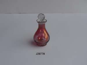 Mini bouteille de parfum en verre découpé, finition scintillante, style indien, accessoire de fabrication artistique, avec couvercle, peut être utilisé pour l'hiver - Product Image 6