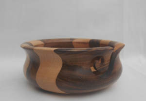 Cuenco de hilo curvo de madera sostenible - Product Image 2