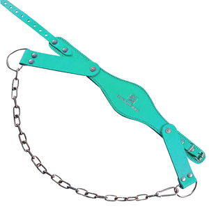 Prix de gros Harnais de tête en cuir véritable sur mesure Accessoire d'équipement de fitness d'entraînement de gymnastique à usage intensif Hot - Product Image 5