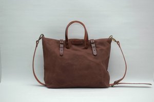 แว็กซ์ผ้าใบกระเป๋า/กระเป๋า/หนังจับและปิดช็อคโกแลตสี-LHB 0031 - Product Image 6