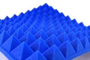 Paneles de Espuma Acústica Piramidal Azul para Aislamiento Acústico - Product Image 4
