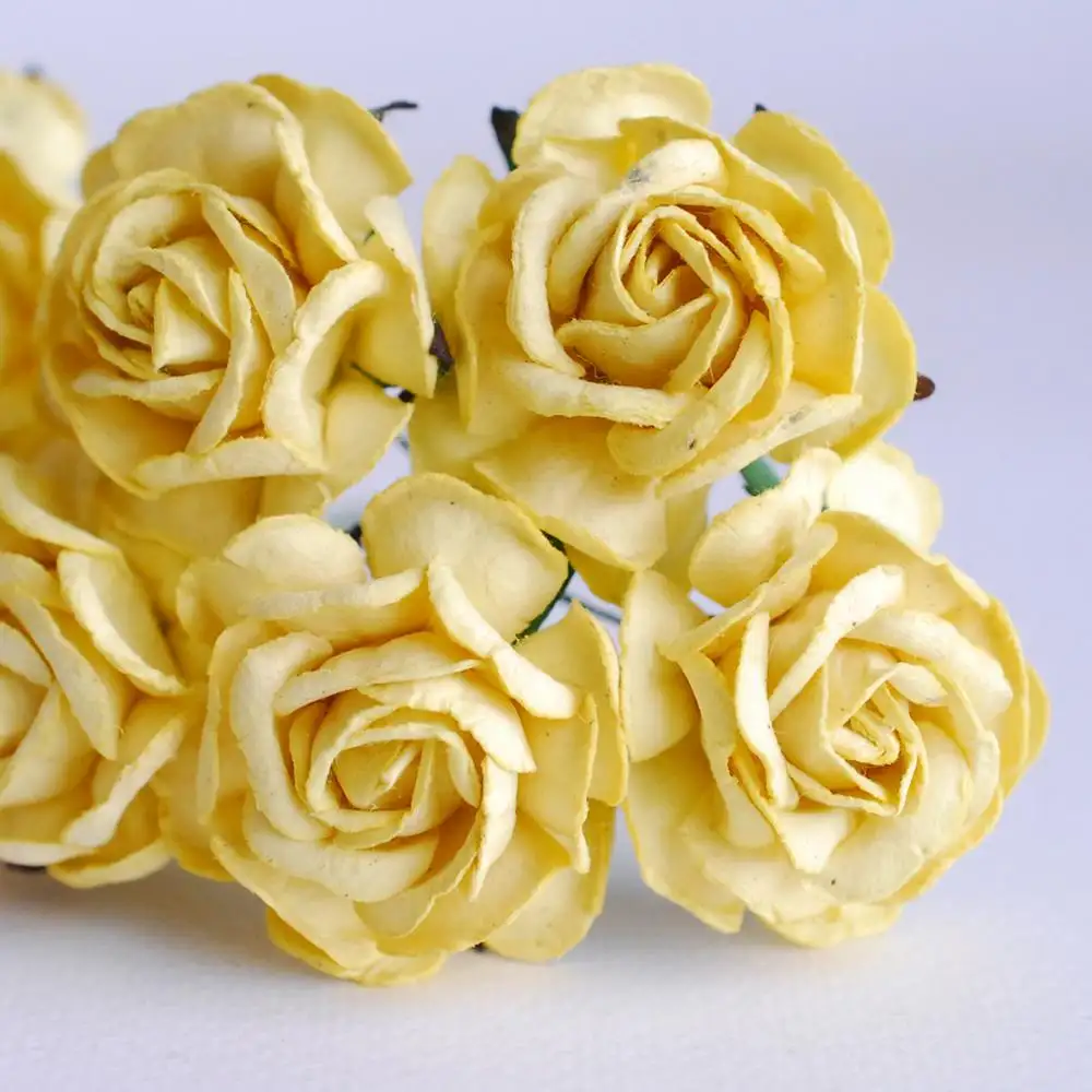 DIY paper flowers, mini roses