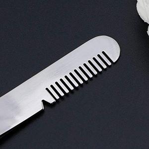 Pinzas Cosméticas LA LEAHI con Punta Inclinada y Peine para Cejas Integrado, Pinzas para Pestañas de Venta Caliente, Precio de Fábrica al por Mayor 2026 - Product Image 5