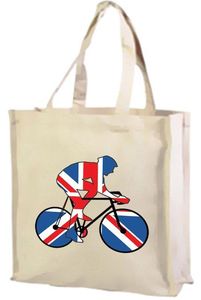 กระเป๋าผ้าดิบผ้าฝ้ายรีไซเคิลกระเป๋าช้อปปิ้ง100% - Product Image 4