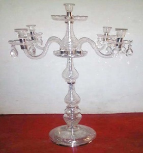 2019 fait à la main Ins Style cristal verre mariage candélabre élégant bol bougeoir fête décor autres bougeoirs bocaux à bougies - Product Image 1