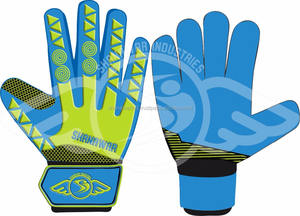 Fingersave protección profesional guantes de portero/portero guantes/super suave alemán de látex guantes de portero - Product Image 3