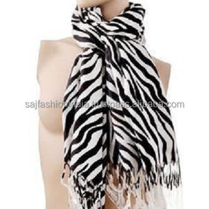 Viscose Scarf for Women Zebra Prints Scarf <b>Shawls</b> Newest Wholesale Animal Prints Viscose MODAL <b>Pashmina</b> Hot Selling - Product Image 1