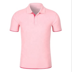Venta al por mayor 100% algodón hombres básicos para Polos antiarrugas comprimido de talla grande ecológico logotipo bordado Jersey Fabr - Product Image 4