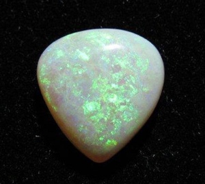 Australian Opal Cabochon Heart-Shape Green Fire Gemstone Loose for Jewelry Making Natural Amazing Quality Color <b>Change</b> Optical - Product Image 5