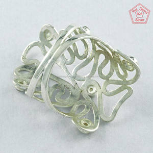 Anillo de Plata de Ley 925 con Circonita Cúbica, Hermoso Diseño, Mayorista de la INDIA - Product Image 4