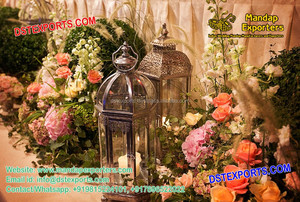 Lampes de scène de mariage décoration de table de mariage lanterne de table de mariage décoration de piliers de lampe marocaine de scène de mariage - Product Image 5