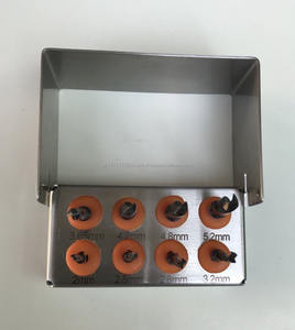 สีดํารหัสทันตกรรม Implant เจาะชุด 8 ชิ้นชุดภายนอกชลประทานผ่าตัด Bur ผู้ถือ CE ได้รับการรับรองทันตกรรมเครื่องมือผ่าตัด - Product Image 5