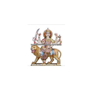Marble Durga Murti Statue - Product Image 1