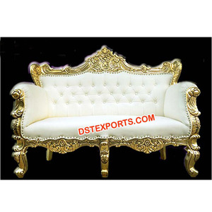 Última boda Oro Amor Asiento Última boda Latón Metal Trono Nuevo diseño Boda Metal Muebles Fabricante Australia - Product Image 1
