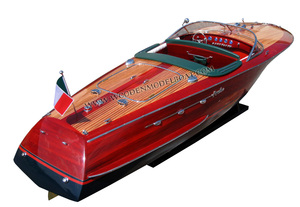 Bateau en bois RIVA ARISSTON, modèle de petite taille, artisanat du VIETNAM, - Product Image 3