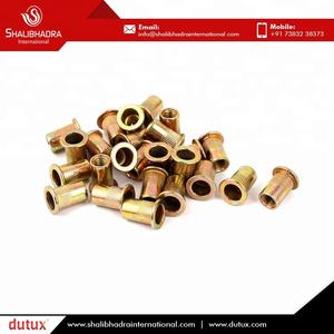 SHALIBHADRA INTERNATIONAL M6 Tuerca de inserción de moleteado de latón Sujetadores de alta calidad para instalación de tuberías - Product Image 6