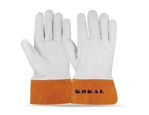 Gants de soudage certifiés CE TEGERA en cuir de vachette, gants de sécurité pour la protection du soudage TIG MIG, écran tactile et imperméables - Product Image 6