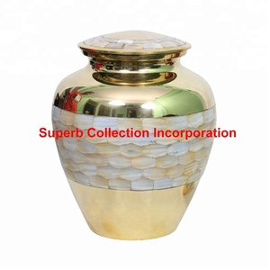 Urn — perles créoles faites à la main, couleur rose, animaux naturels - Product Image 2