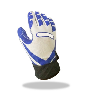 ถุงมือตีหนังแพะผสมสีขาวและน้ำเงิน - Product Image 1