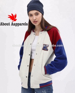 Vestes bomber universitaires en laine à rayures brodées, en cuir, sur mesure, en gros, mode 2026, taille plus - Product Image 5