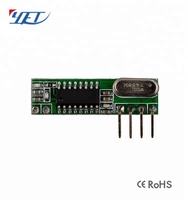 Módulo Receptor RF EV1527 Decodificador de 433Mhz DC 12V 1 Canal con Código Variable