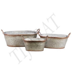 กระถางโลหะ,อุปกรณ์ปลูกต้นไม้ที่ปลูกต้นไม้เหล็กของตกแต่งสวนกระถางดอกไม้และกระถางต้นไม้ - Product Image 5