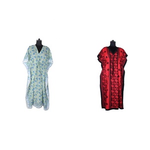 Vestido caftán corto de estilo africano - Product Image 1