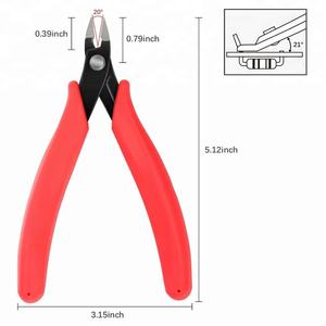 Cortador al ras de microcizalla profesional para cuentas de joyería y trabajo de alambre de abalorios Superficie de mandíbula Lisa Compatible con OEM/ODM - Product Image 2