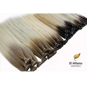 Exceptionally Beautiful Tape-in Virgin Human Hair Wholesale Price Cuticle Aligned Real Human Hair