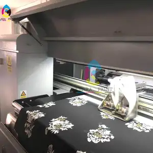 Zweite hand verwendet digital textile drucker mit 4pcs dx5 druckkopf reaktiven tinte drucken direkt auf baumwolle/seide/polyester