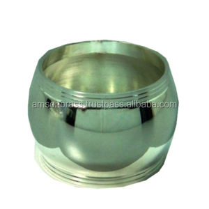 Rond de Serviette en Argent Indien en Aluminium de Haute Qualité en Métal Personnalisable Rond Plaqué Argent en Métal - Product Image 1