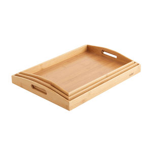 ขายส่งมืออาชีพผู้ผลิตในเวียดนาม Hygienic ไม้ถาดเสิร์ฟไม้ไผ่ - Product Image 1