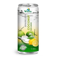 Produit vietnamien OEM/ ODM boisson santé boisson pétillante eau de coco 250mL WANA eau de coco pétillante boisson avec saveur de mangue