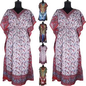 New Arrival Summer Silk Beach Long <b>Kaftans</b> for Woman - Product Image 2